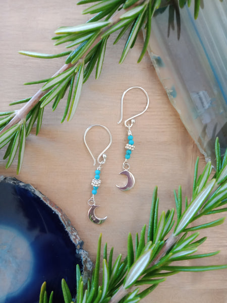 Wonder Moon 925 Silver Earring